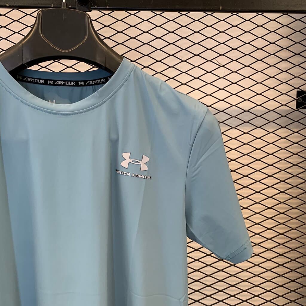 Under Armour Men's Activewear Top - Light Blue (M) 3