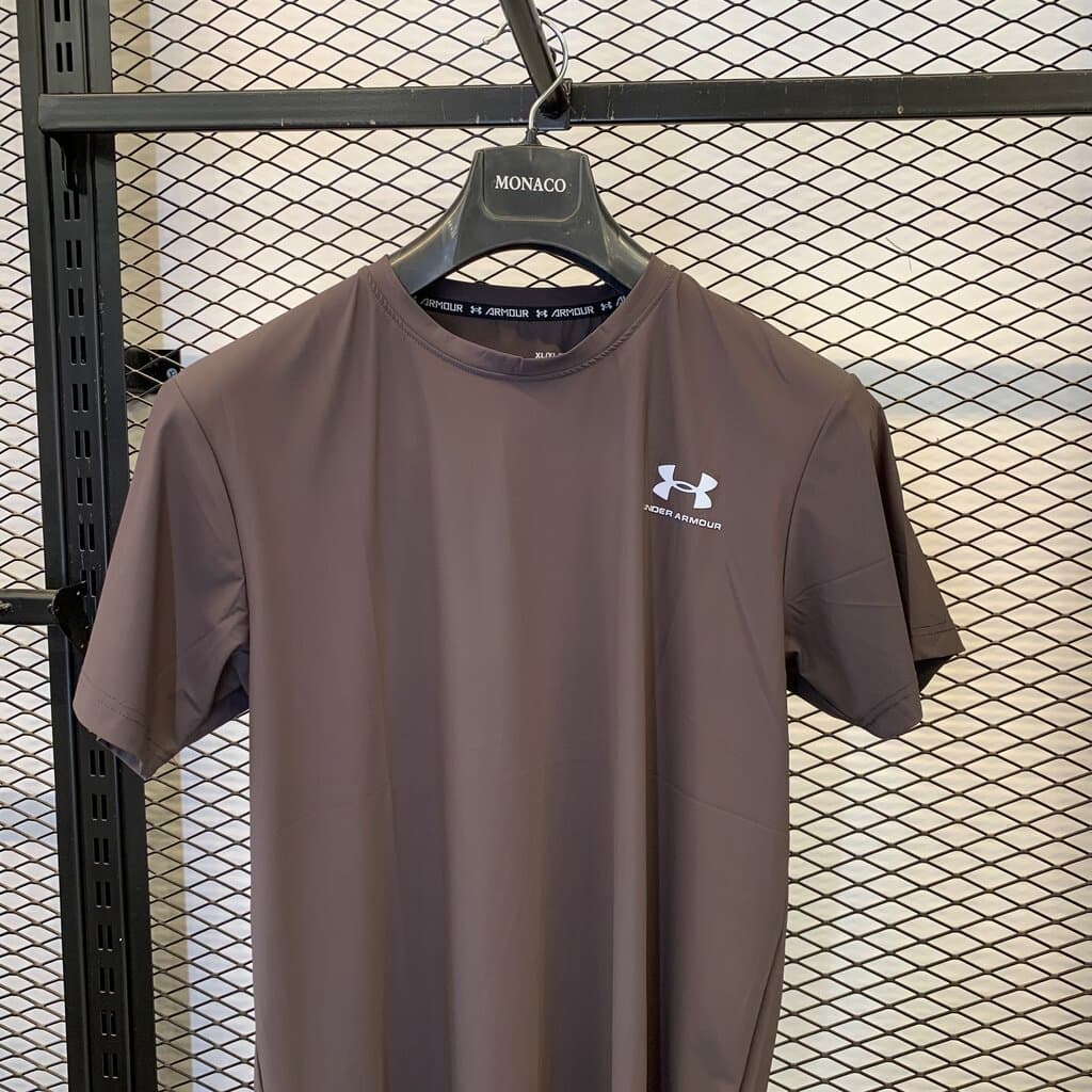 Under Armour Men's Activewear Top - Brown (M) 2