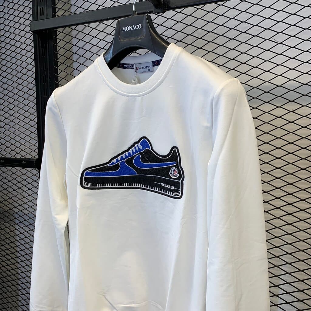 Nike Moncler Men's Cotton Blouse - White (M) 4