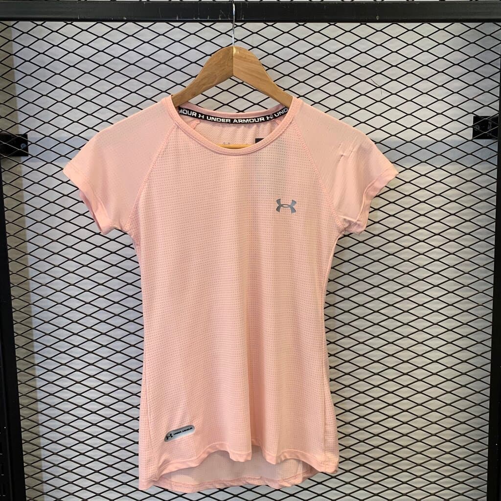 Under Armour Women's Activewear T - Shirt - Light Pink (S) 2
