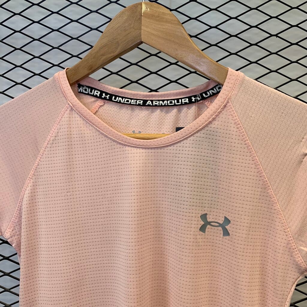 Under Armour Women's Activewear T - Shirt - Light Pink (S) 5
