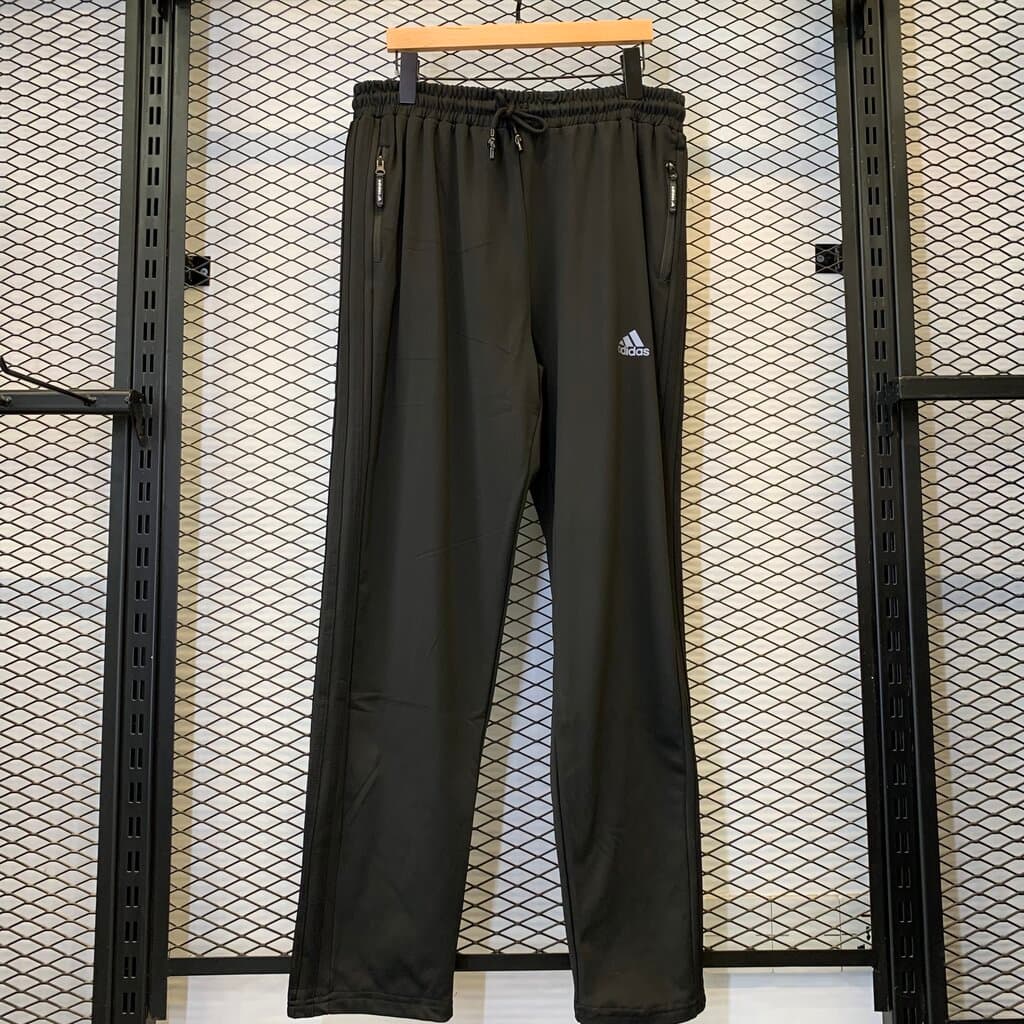 Adidas Men's Cotton Tracksuit Bottoms - Black (5XL)