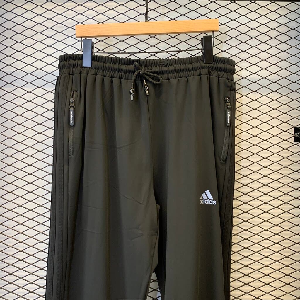 Adidas Men's Cotton Tracksuit Bottoms - Black (5XL) 2