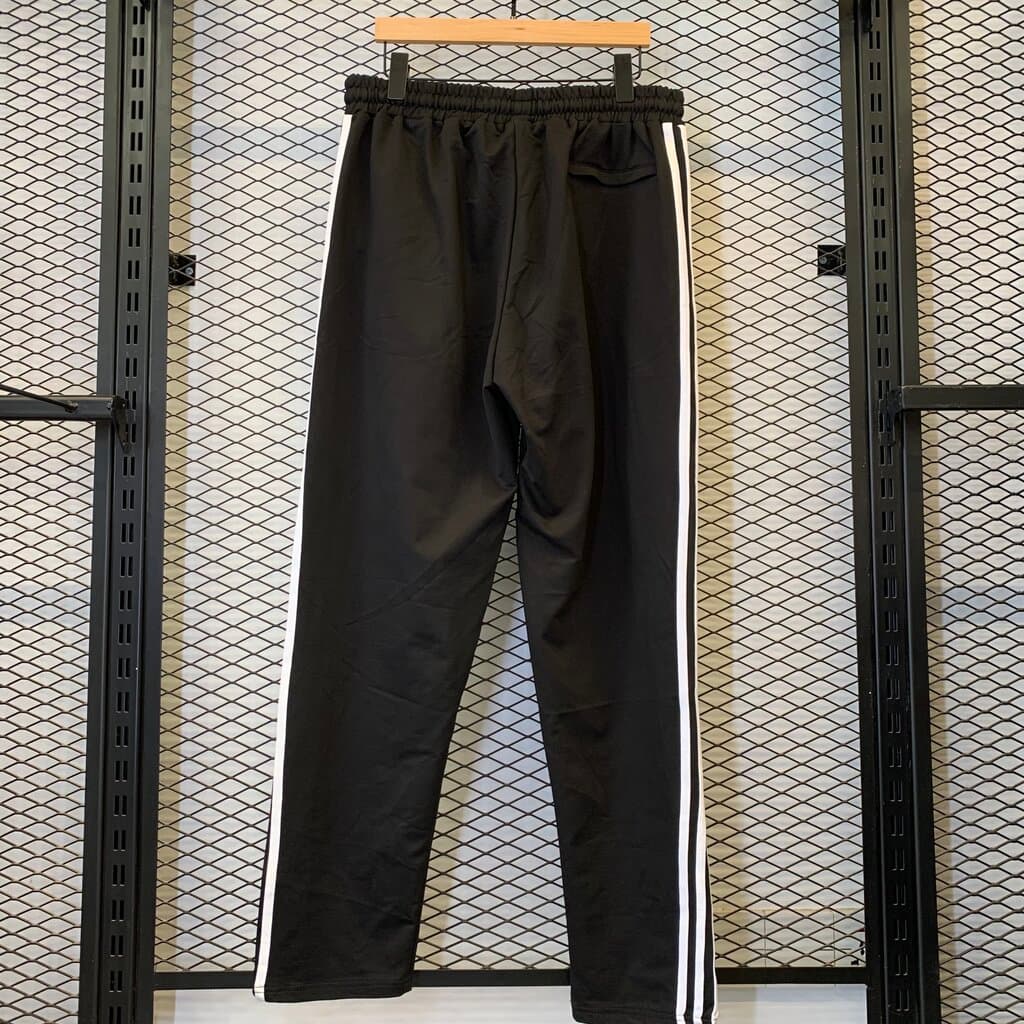 Adidas Men's Cotton Tracksuit Bottoms - Black/ White (5XL) 4