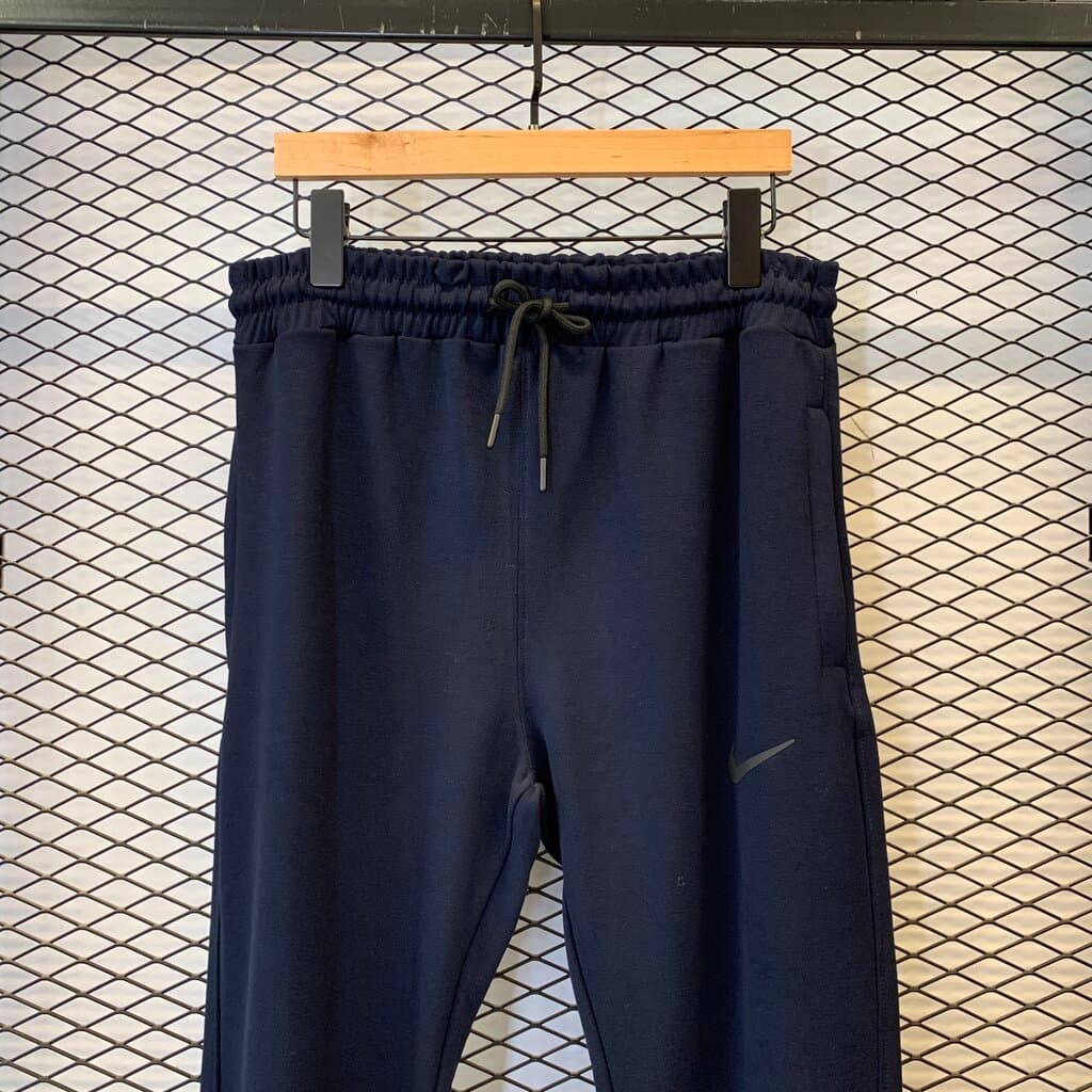 Nike Men's Cotton Tracksuit Bottoms - Navy Blue (M) 2