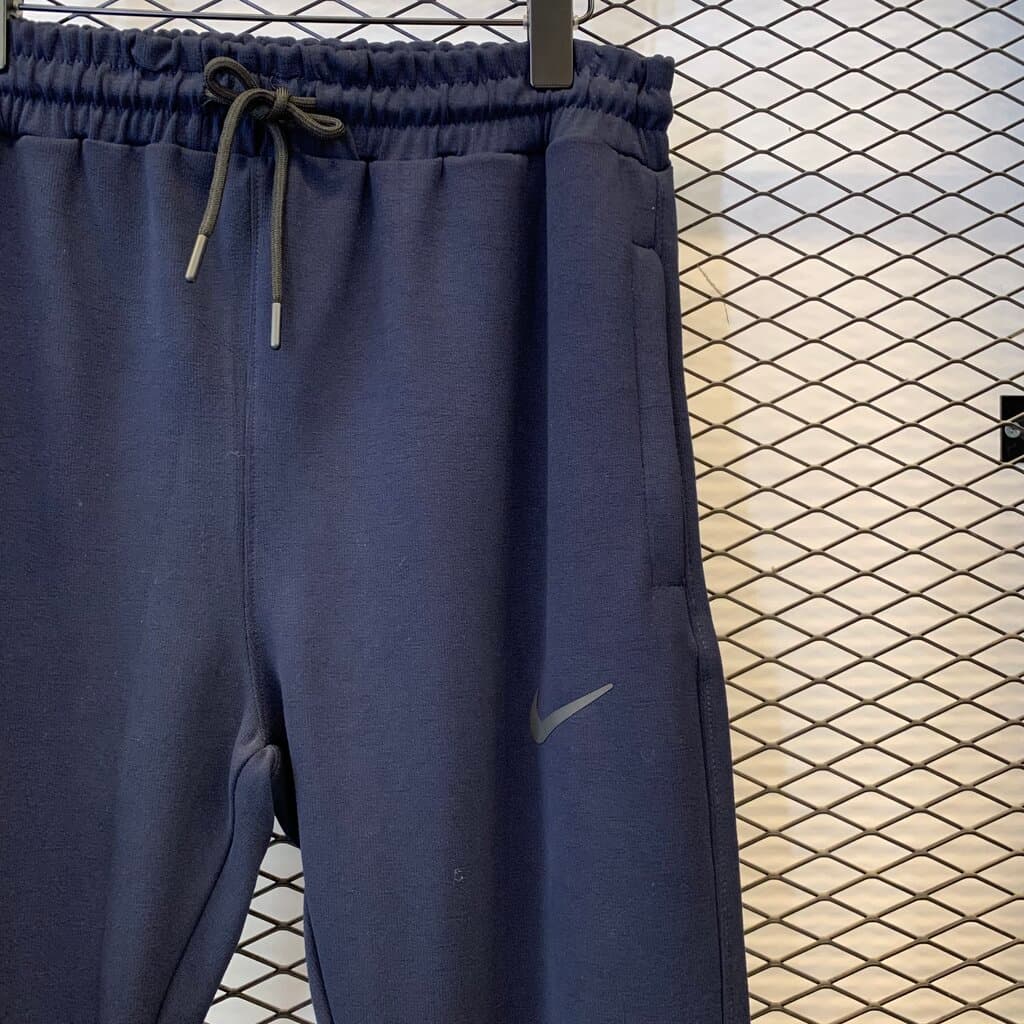 Nike Men's Cotton Tracksuit Bottoms - Navy Blue (M) 3