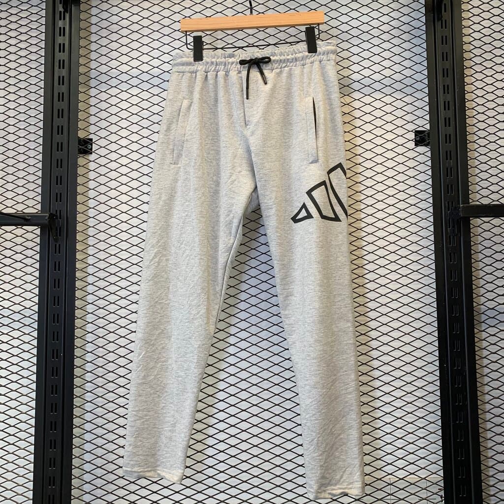 Adidas Men's Cotton Tracksuit Bottoms - Light Gray (S)