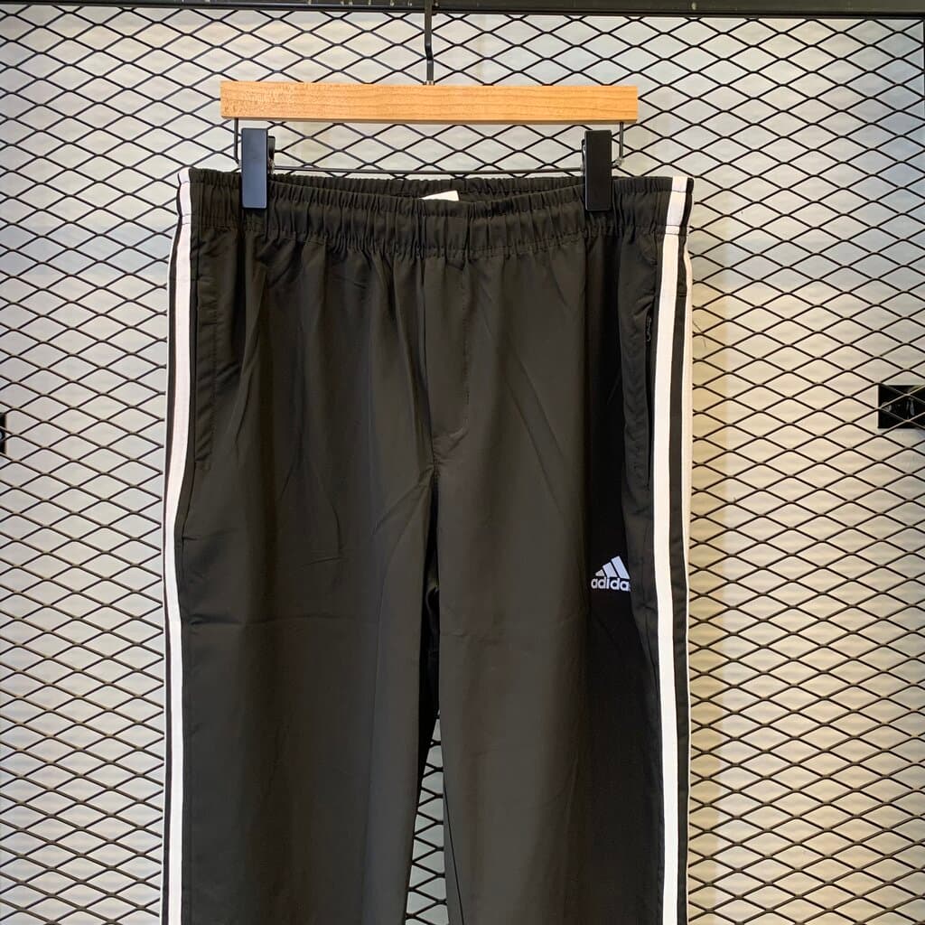 Adidas Men's Tracksuit Bottoms - Black/ White (L) 2