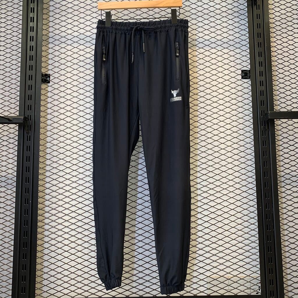 Under Armour Men's Tracksuit Bottoms - Navy Blue (S)