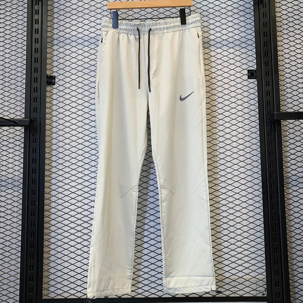 Nike Men's Tracksuit Bottoms - Off White (M)