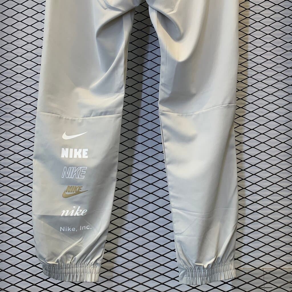 Nike Men's Tracksuit Bottoms - Off White (L) 6