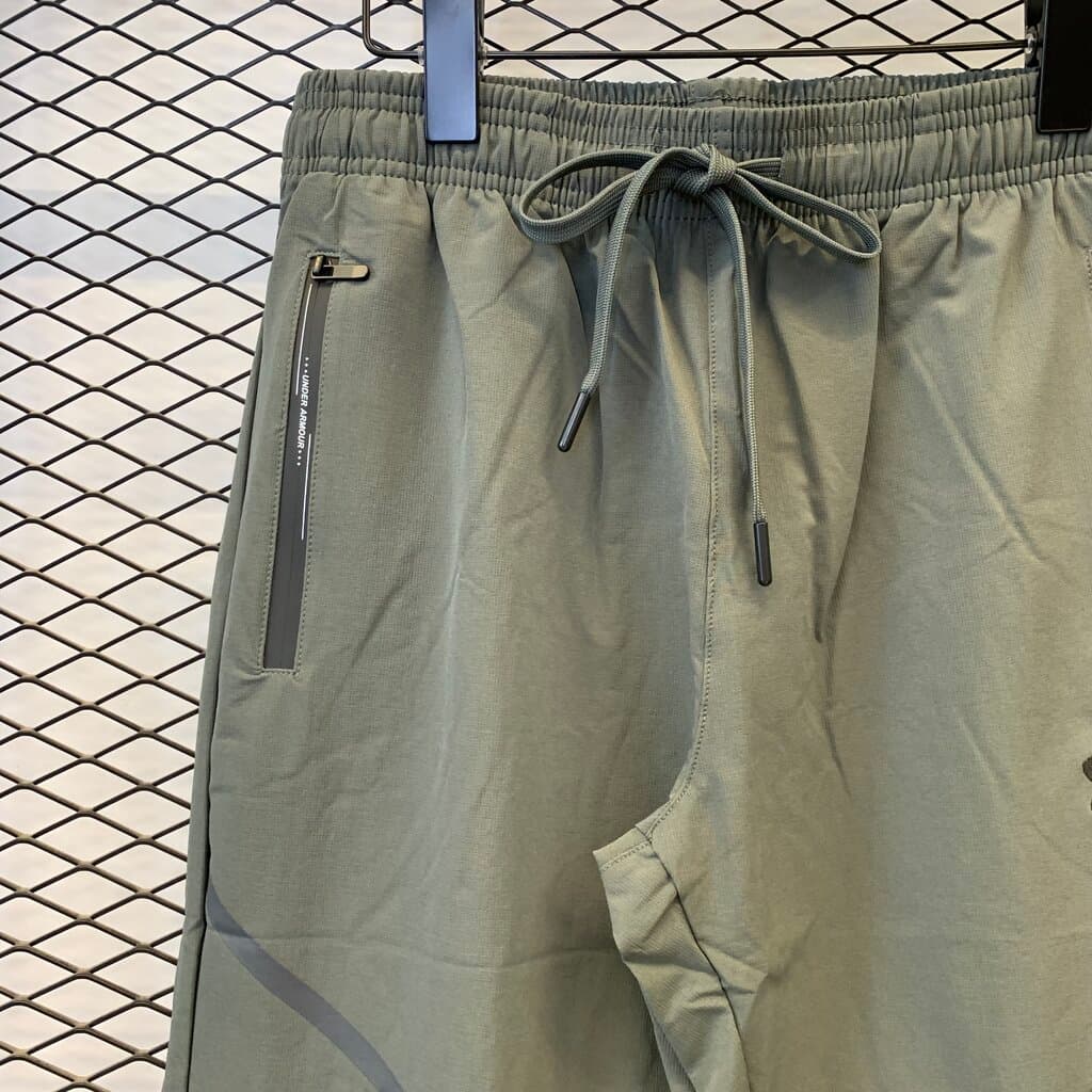 Under Armour Men's Tracksuit Bottoms - Olive Green (M) 5