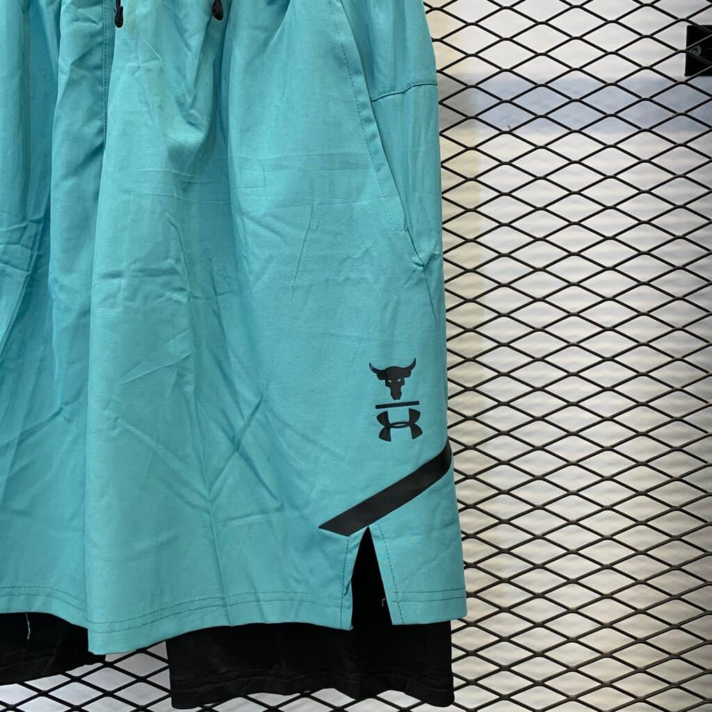Under Armour Men's Athletic Shorts - Teal Blue (XL) 3