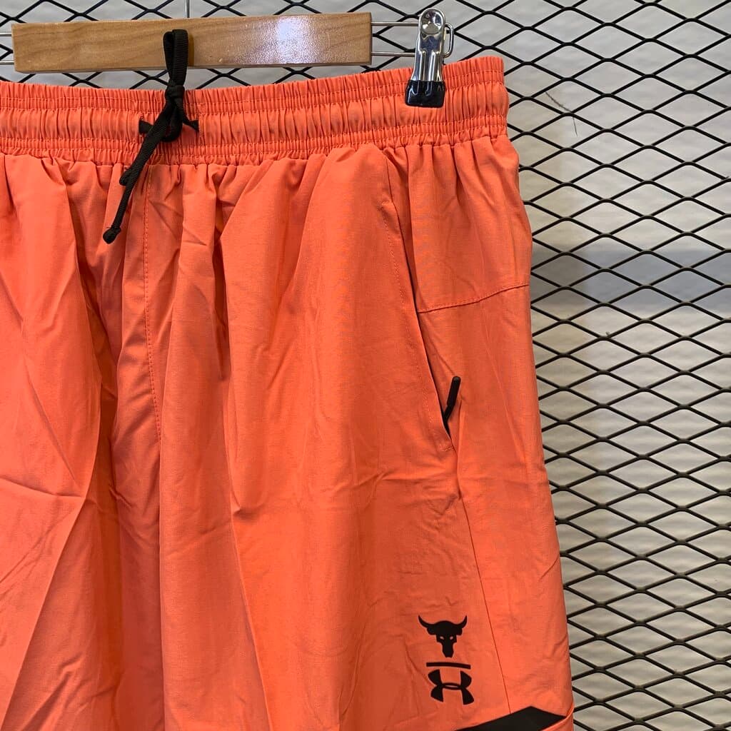 Under Armour Men's Athletic Shorts - Orange (XL) 4