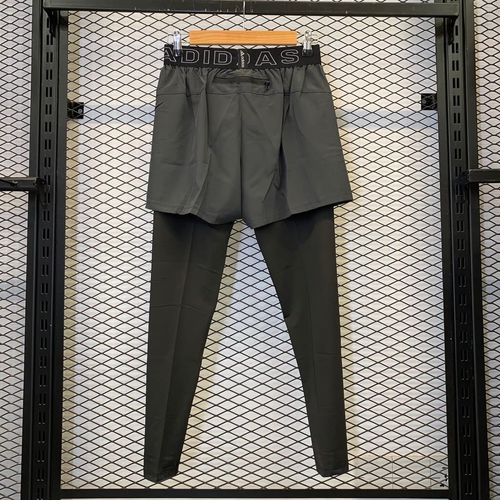 Adidas Men's Athletic Shorts and Leggings - Gray (M) 6