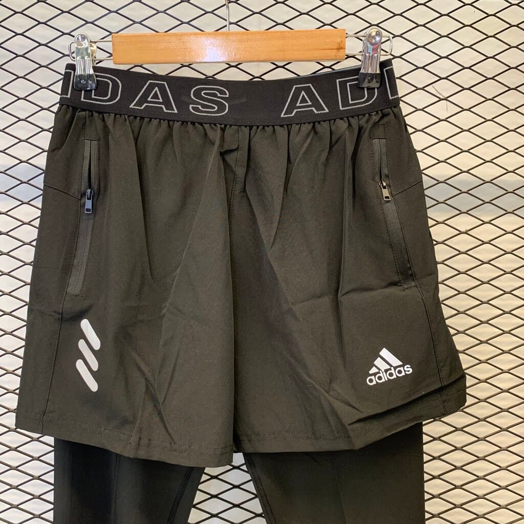Adidas Men's Athletic Shorts and Leggings - Black (M) 4