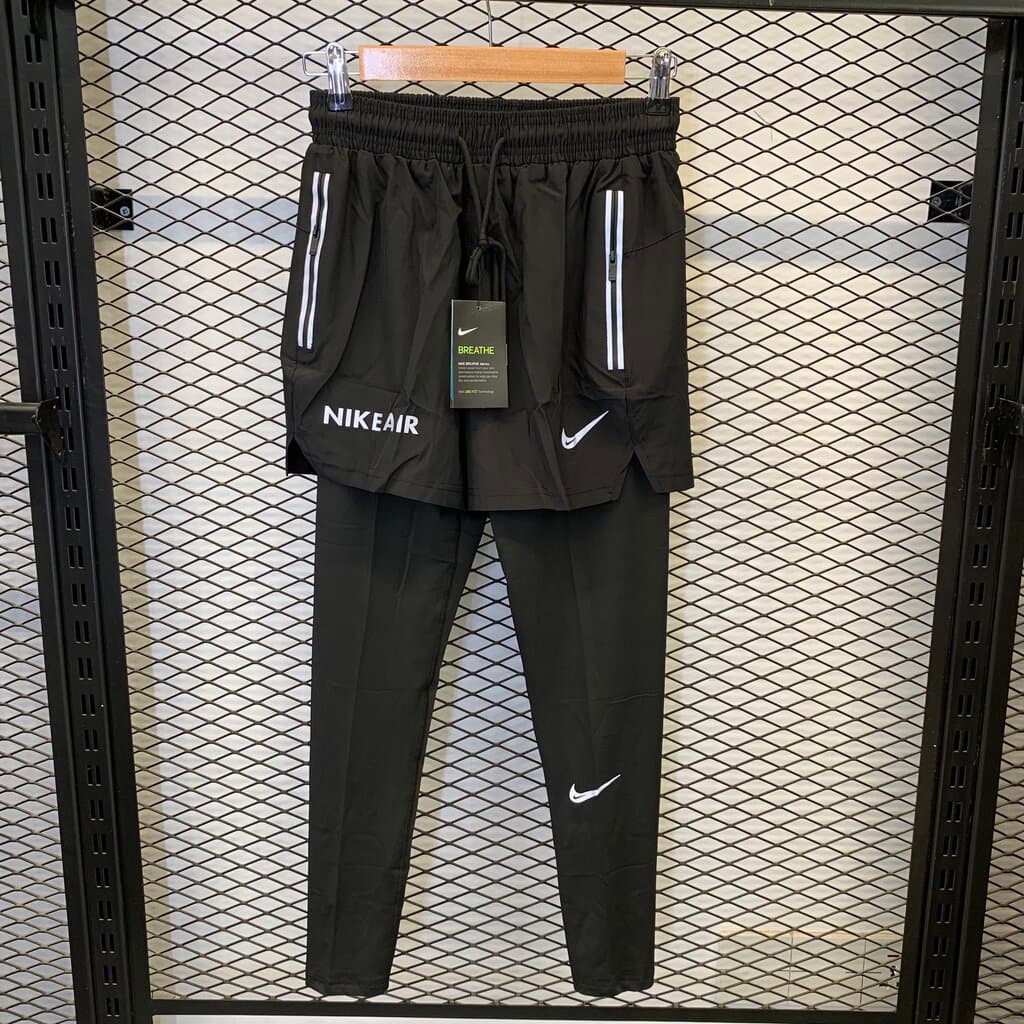 Nike Men's Athletic Shorts and Leggings - Black (M) 2