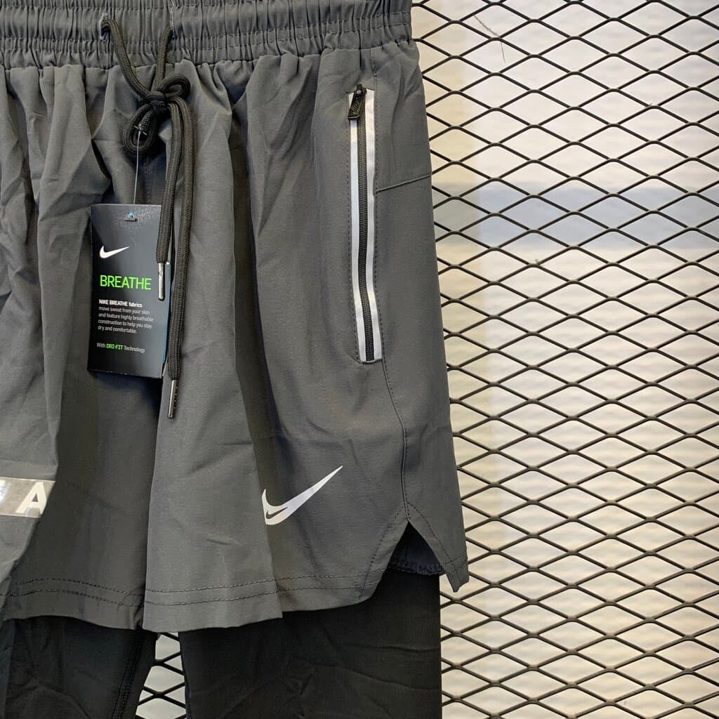Nike Men's Athletic Shorts and Leggings - Gray (M) 4