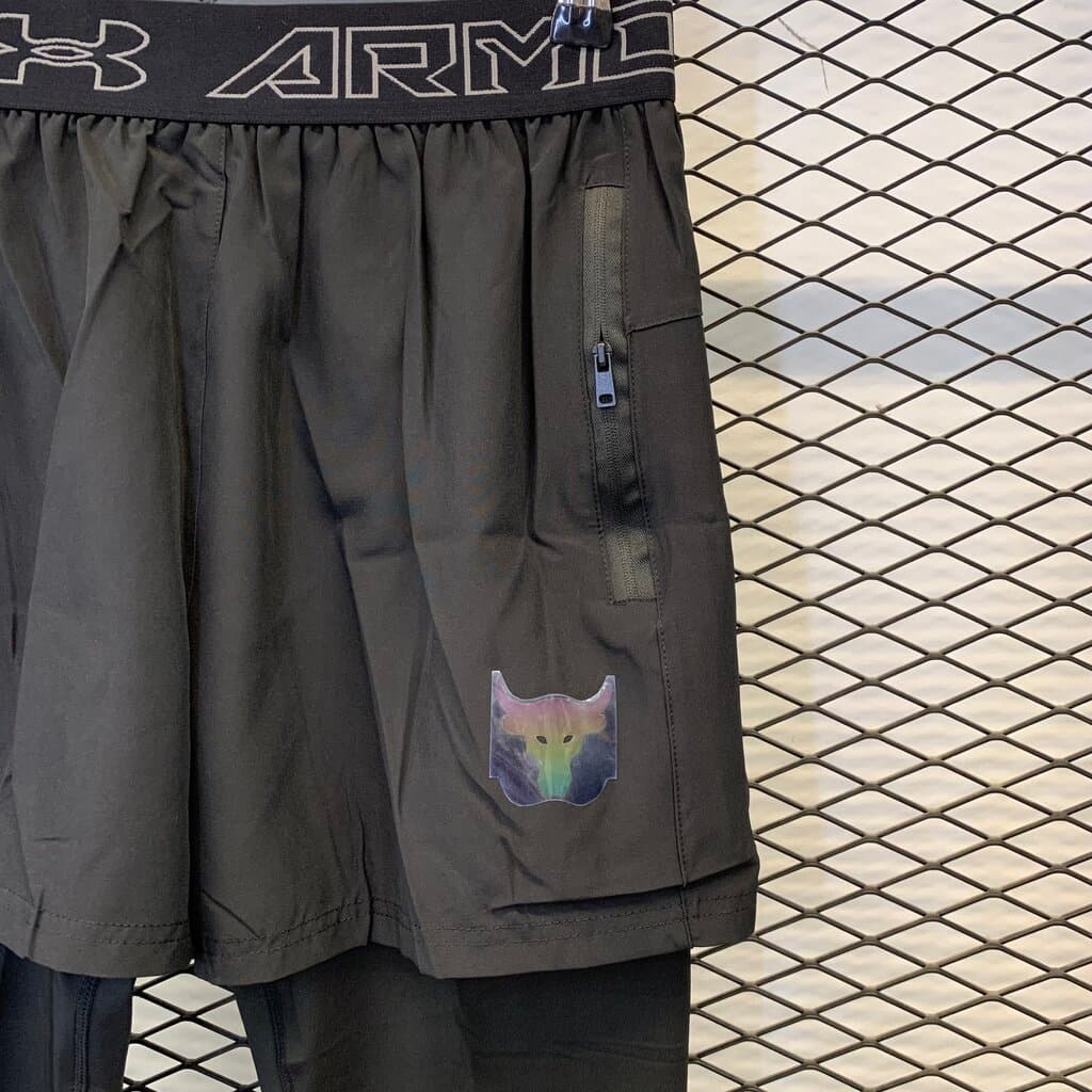 Under Armour The Rock Men's Athletic Shorts and Leggings - Black (M) 5