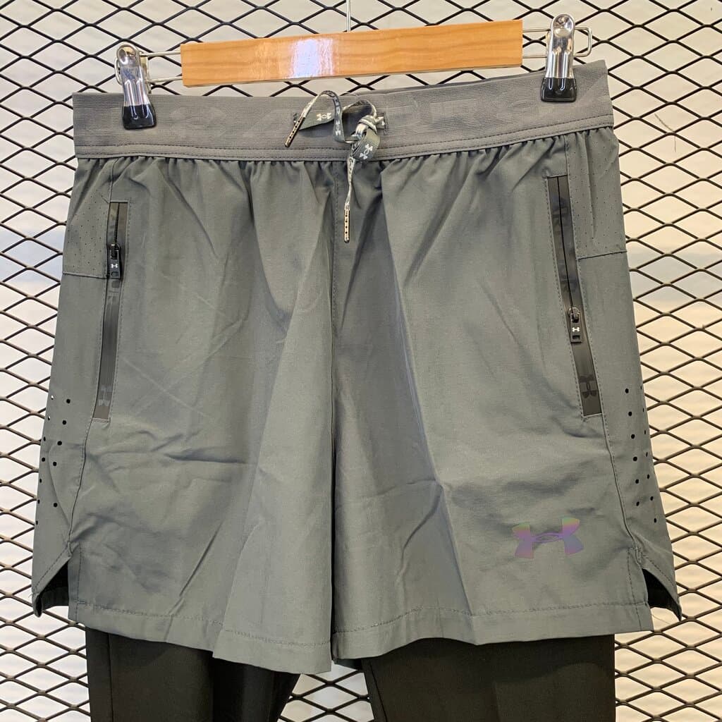 Under Armour Men's Athletic Shorts and Leggings - Gray (M) 3