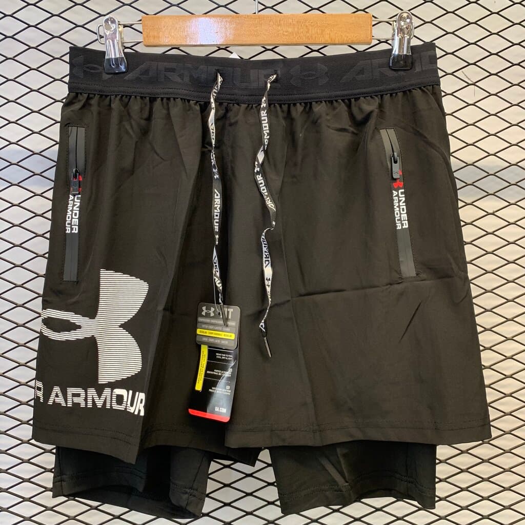 Under Armour Men's Athletic Shorts - Black (M) 2