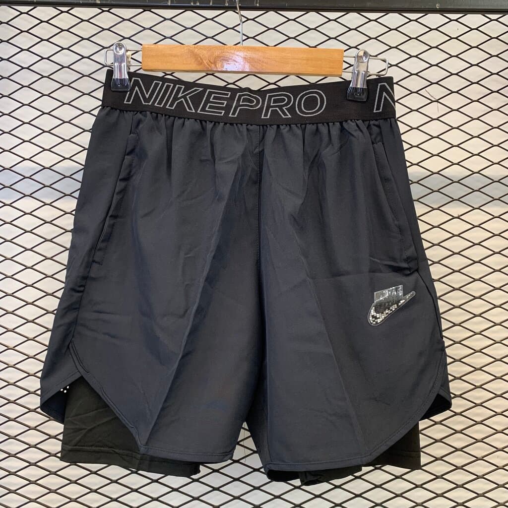 Nike Men's Athletic Shorts - Navy Blue (M) 2