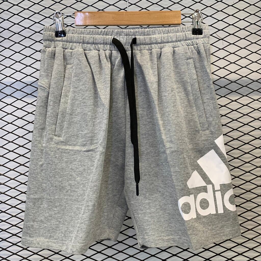 Adidas Men's Athletic Shorts - Gray (M) 2