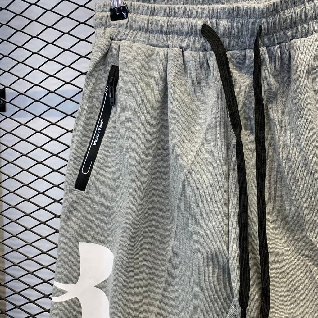 Under Armour Men's Athletic Shorts - Gray (M) 4