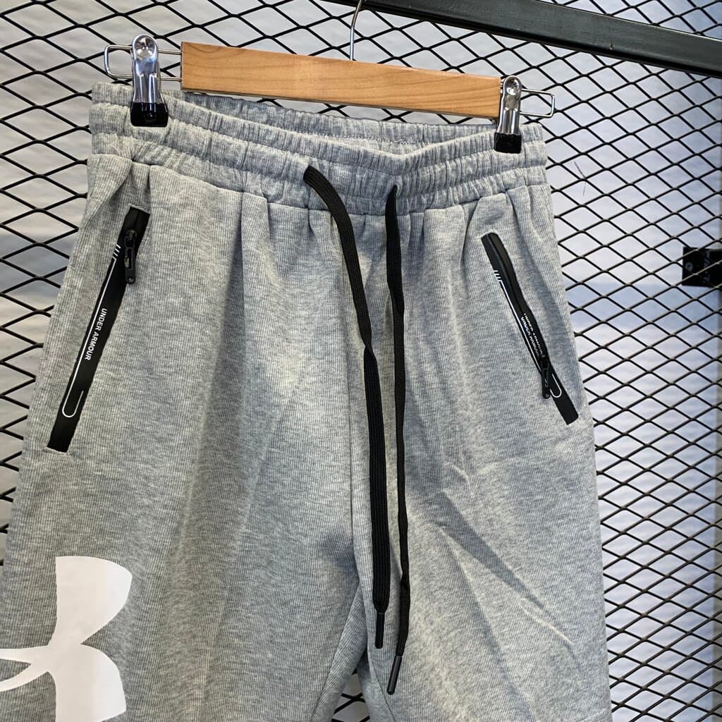 Under Armour Men's Athletic Shorts - Gray (M) 5