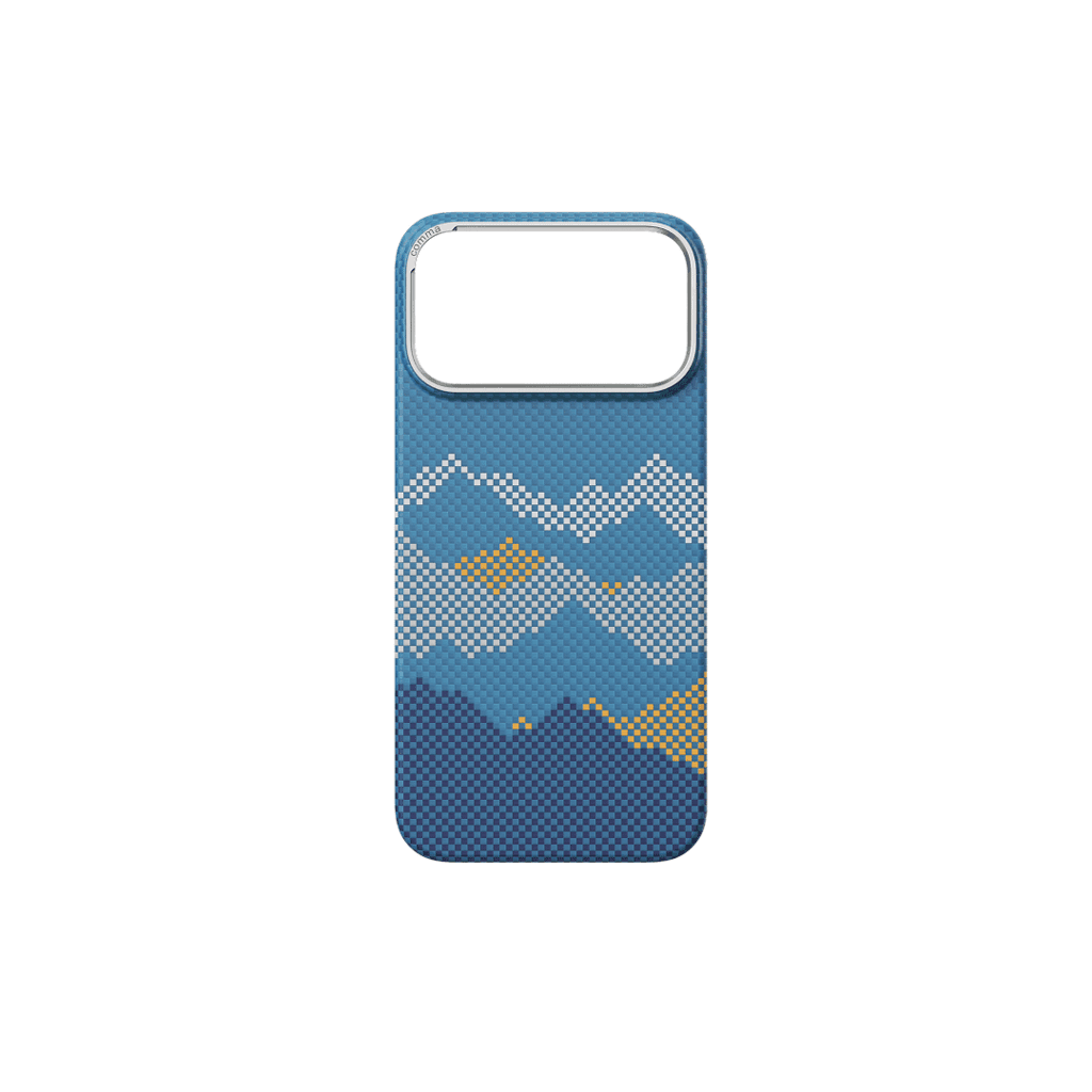 Comma Woven Series Ultra-thin Kevlar Magnetic Shockproof Case  - iPhone 17 Pro Max - mountain view 1
