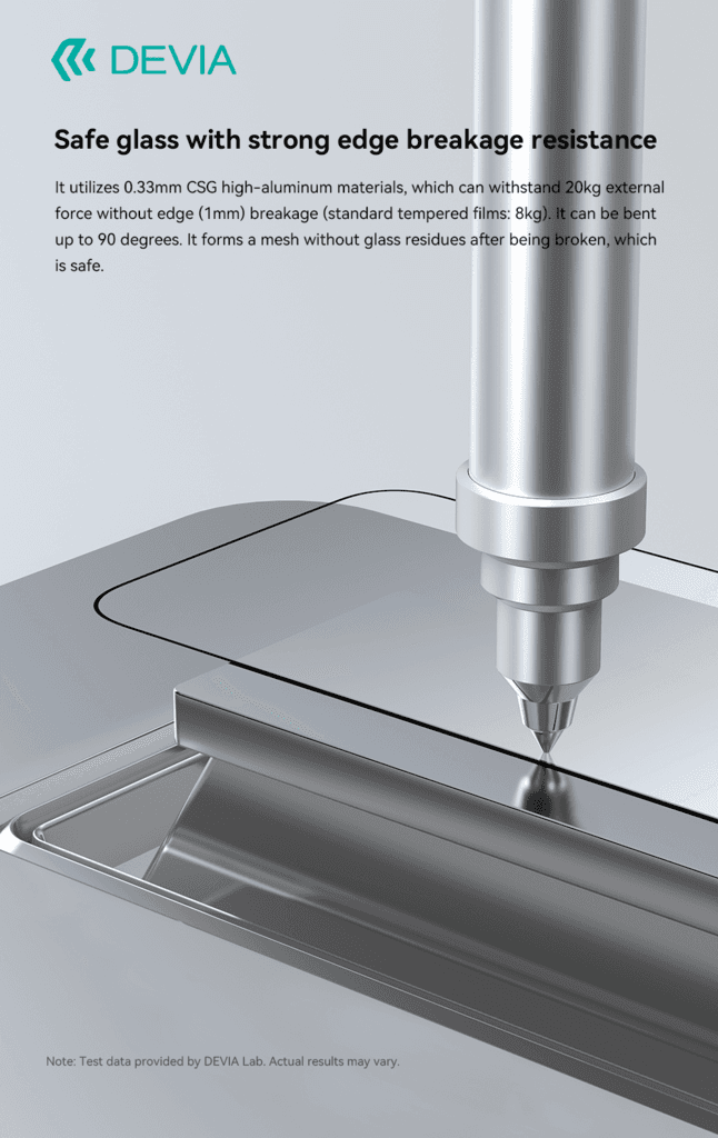 DEVIA Van Series Full Screen HD Tempered Glass(With Assist Tool) - iPhone 17 10
