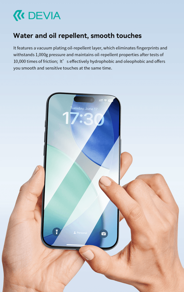 DEVIA Van Series Full Screen HD Tempered Glass(With Assist Tool) - iPhone Air 11