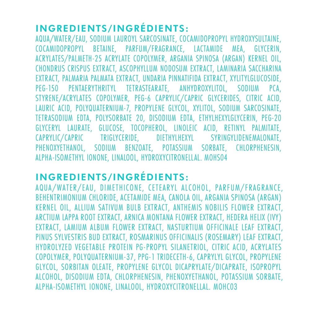 Moroccanoil Shampoo and Conditioner 8