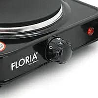 Floria Single Electric Cooker 1000W Cast Iron Plate – ZLN2806 (Black) 3