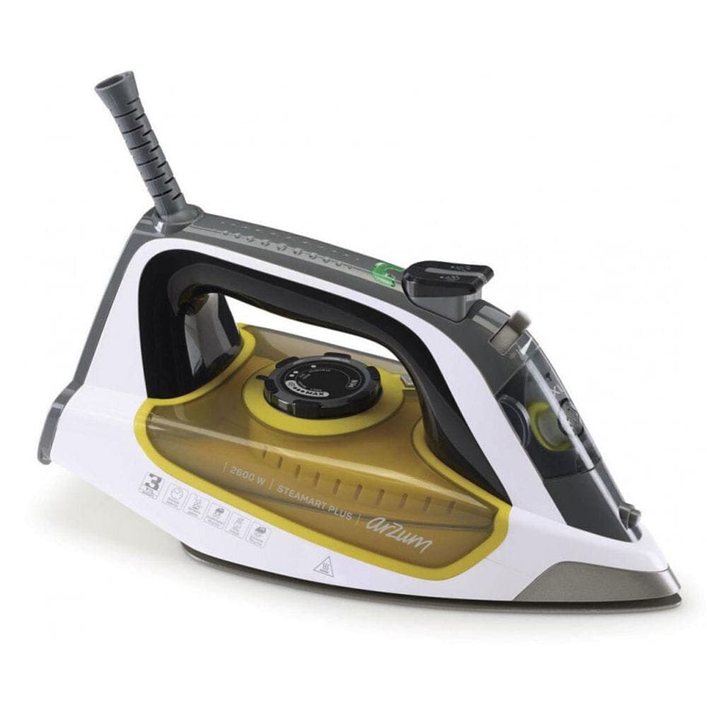 Arzum SteamArt Plus 2600W Steam Iron - AR691Y (Yellow)