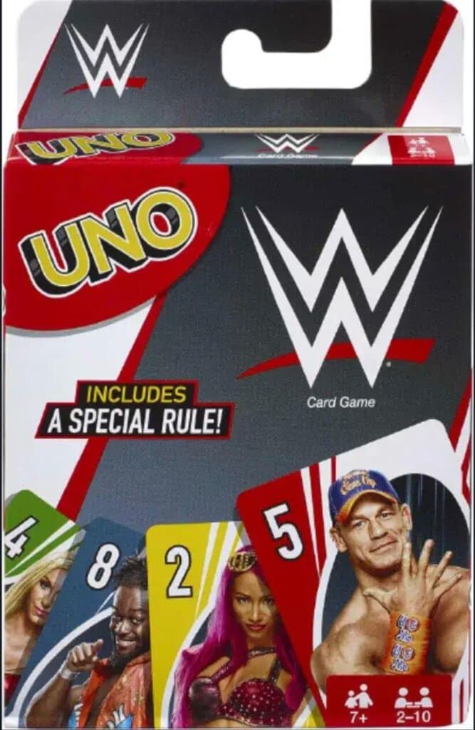 UNO WWE Special Rule Card Game