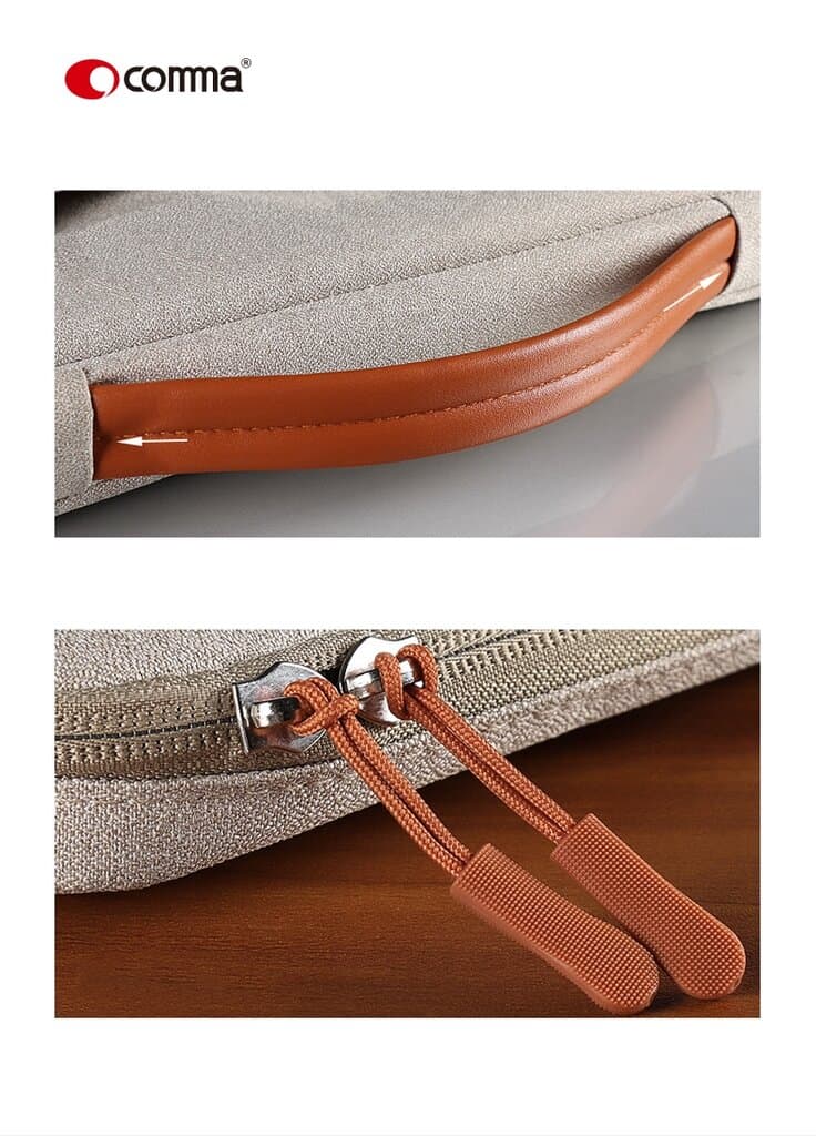 Comma Macbook Air 13.3&amp;Pro 13.3 British Series Macbook Inner Bag - black - Macbook Air 13.3&Pro 13.3 5