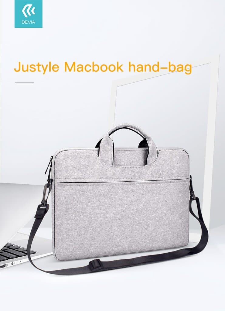 Devia Justyle MacBook Hand-bag - Light Gray — photo 2