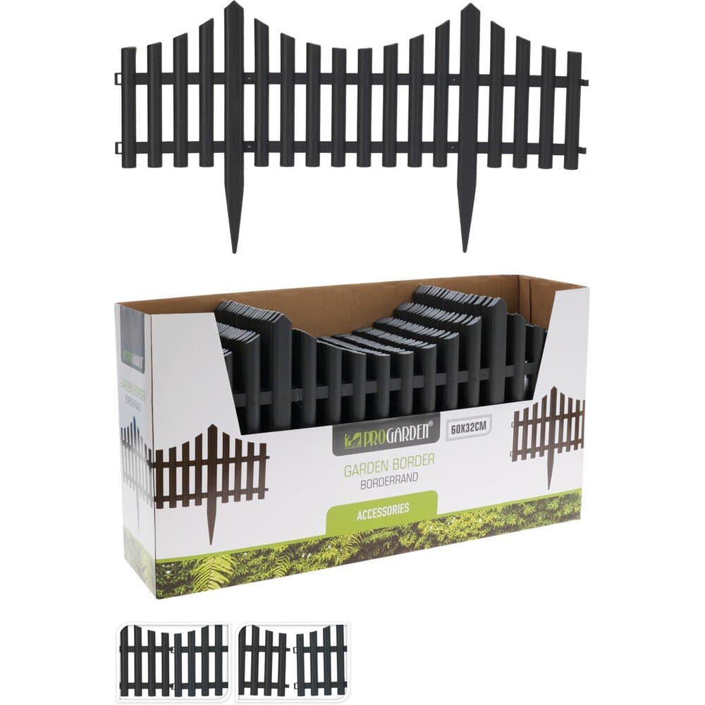 Koopman Garden Fence 60X32Cm Dark Grey - R10000370
