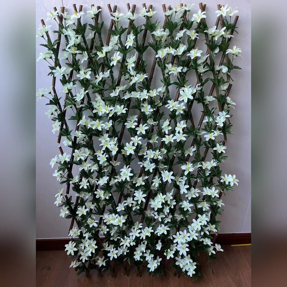 Leaf Fence 90*160 cm - White