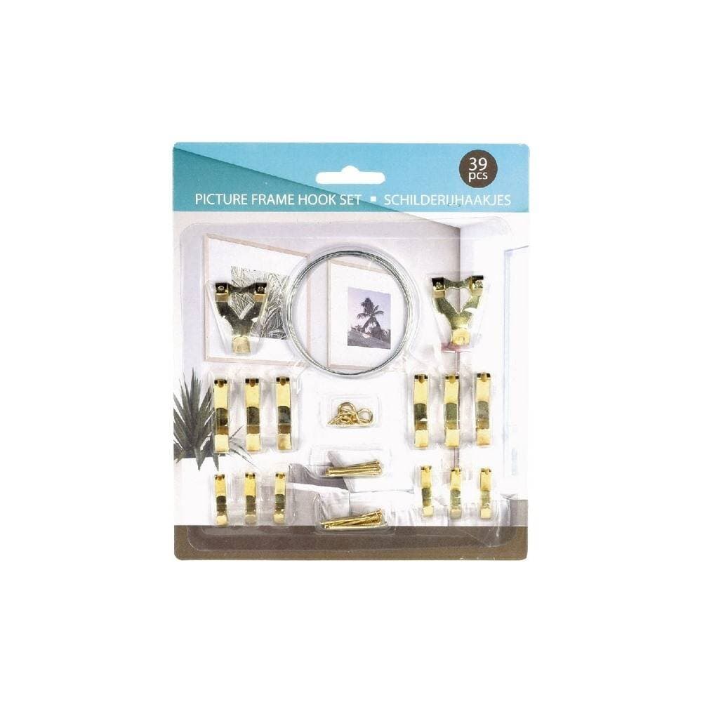Koopman Picture Frame Hook Set 39 Pcs