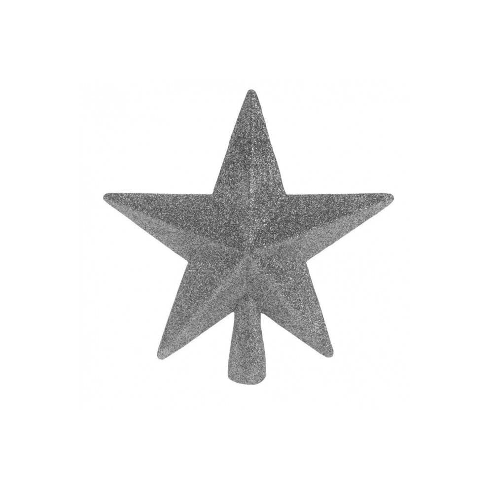 Koopman Tree Top Star 19Cm Silver