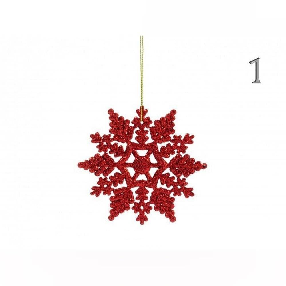 Koopman Glowing Christmas Tree Decoration -10Cm Red
