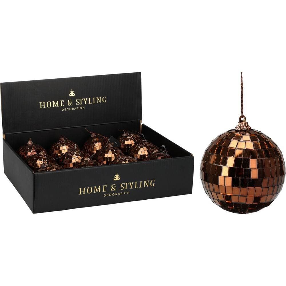 Koopman Mirror Ball 8Cm Brown