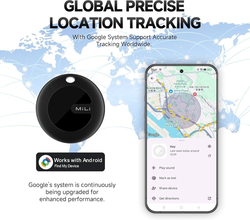 MiLi MiTag Bluetooth Tracker for Android, Google 4