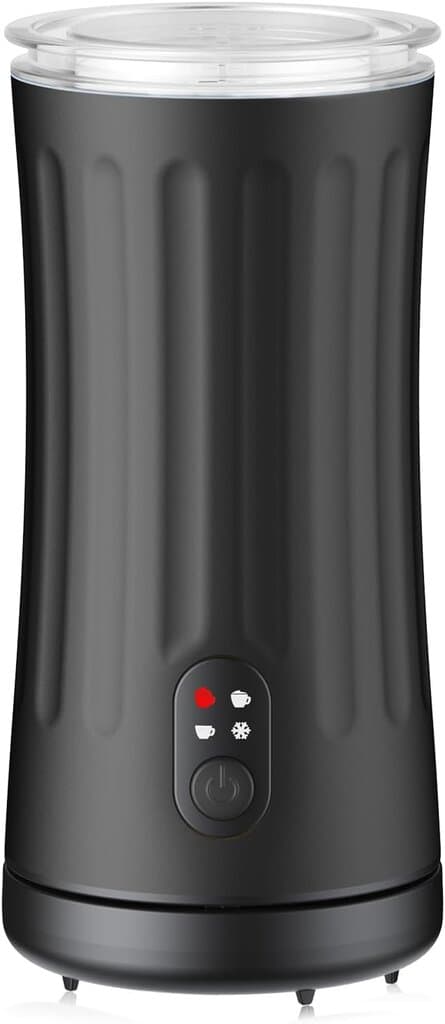 Ovetedot 4-in-1 Milk Frother – Hot & Cold Steamer with Temp Control 2