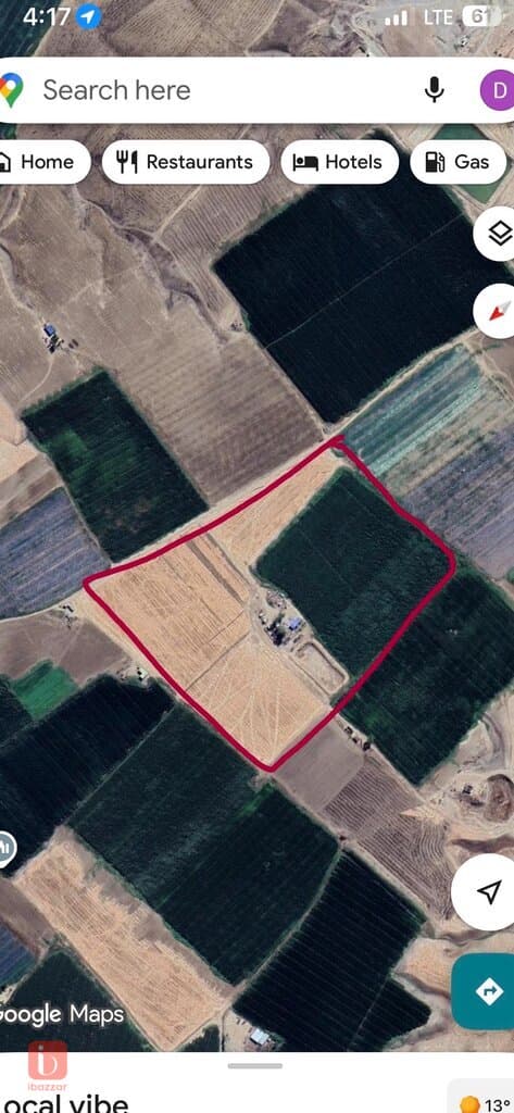 Agricultural plot for sale in erbil koya