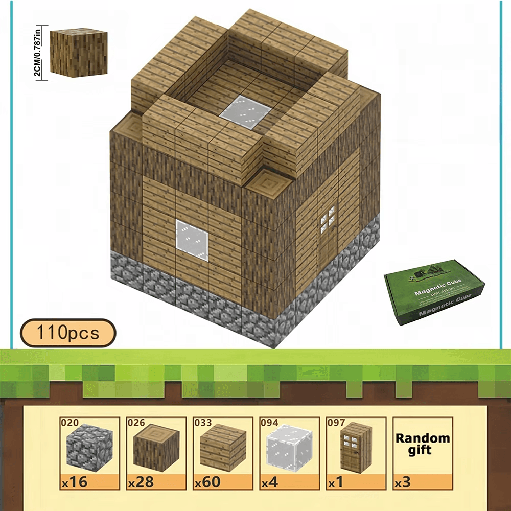 Minecraft Magnetic Building House 2