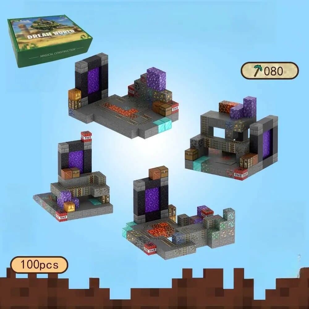 Minecraft Magnetic Building Track Transport 2