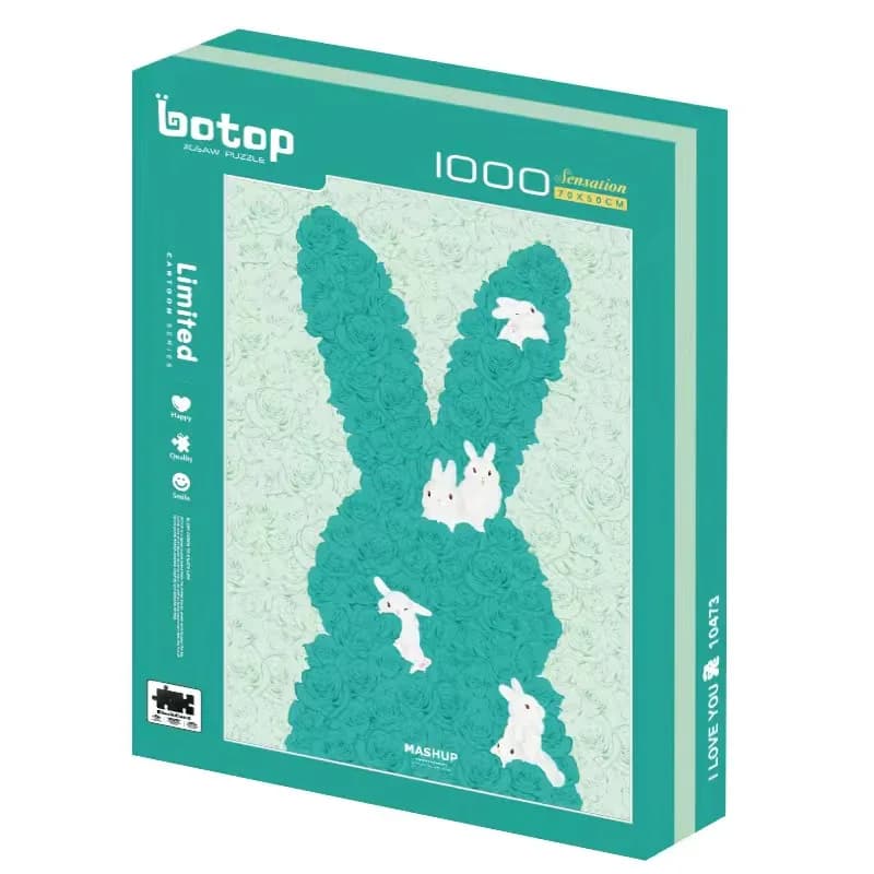 Botop Rabbit Mashup Puzzle 1000pcs - Green